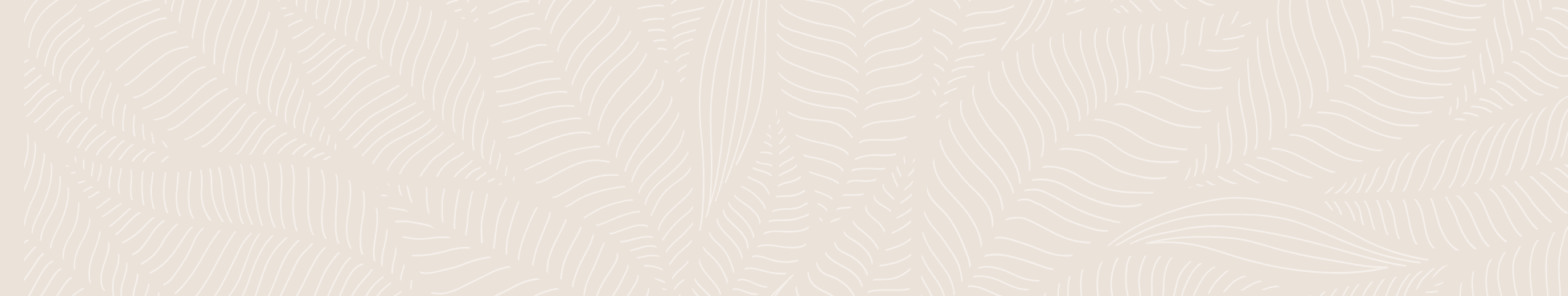 Une bannière de fond végétal tirée de la page d'accueil du site d'Etienne Thomas. Le motif présente des feuilles délicates sur un fond beige clair, créant une ambiance naturelle et apaisante. Cette image reflète l'engagement de la marque envers la nature et le bien-être, en mettant en avant des éléments visuels qui évoquent la tranquillité et l'harmonie avec l'environnement.