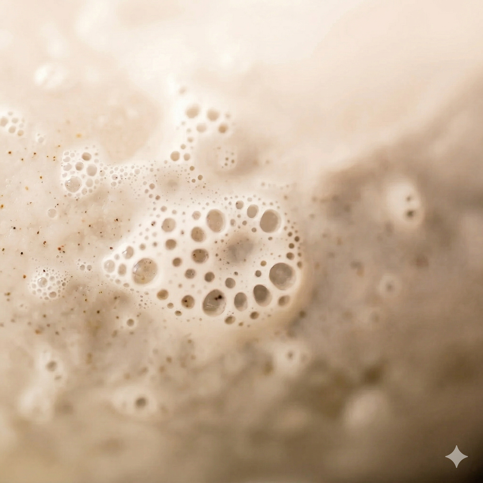 Texture moussante du shampoing solide cheveux secs Endro Cosmétiques.