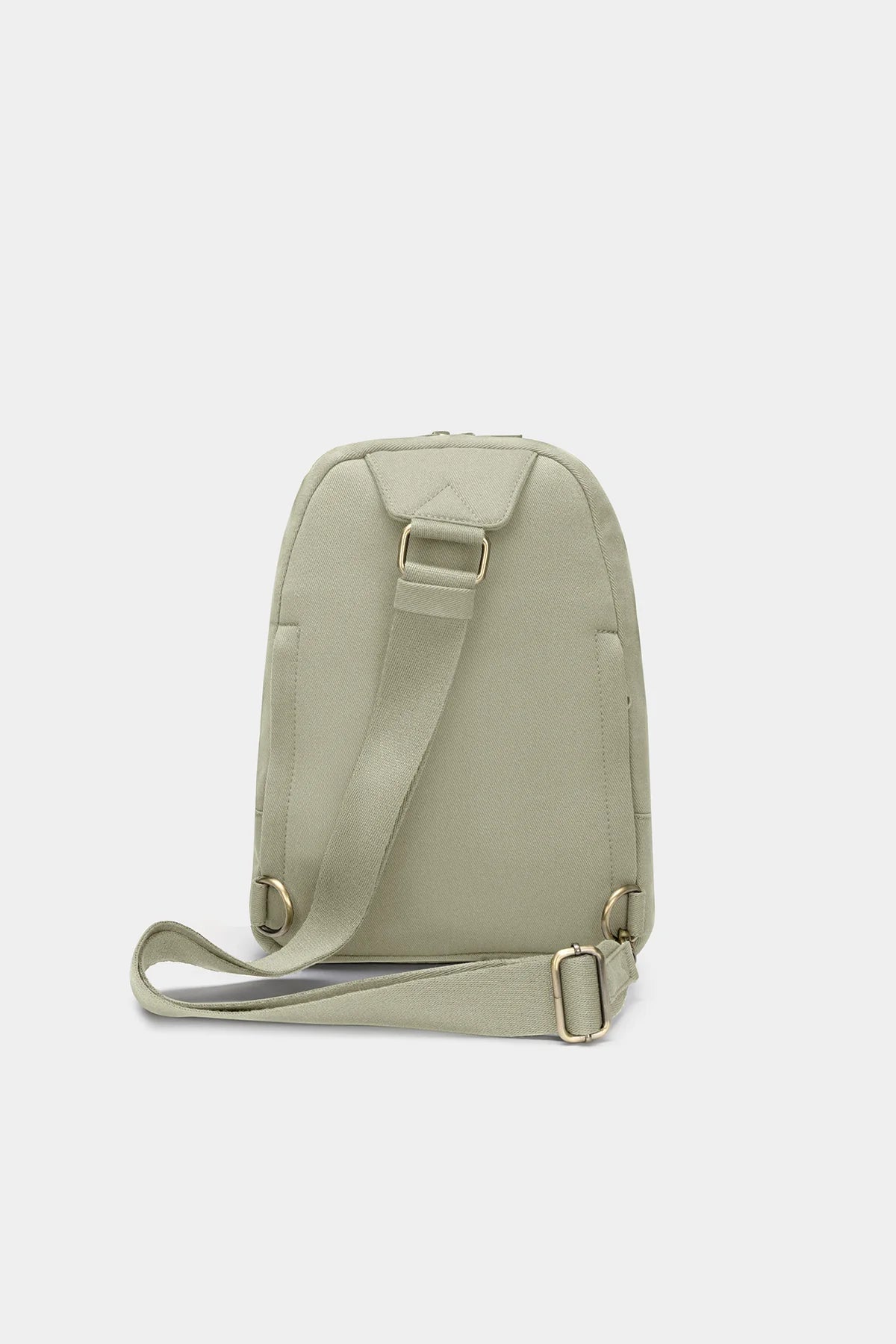 Hindbag Sling Bag Felix coloris Argile vue de dos, sac compact avec bandoulière réglable pour un porté pratique au quotidien