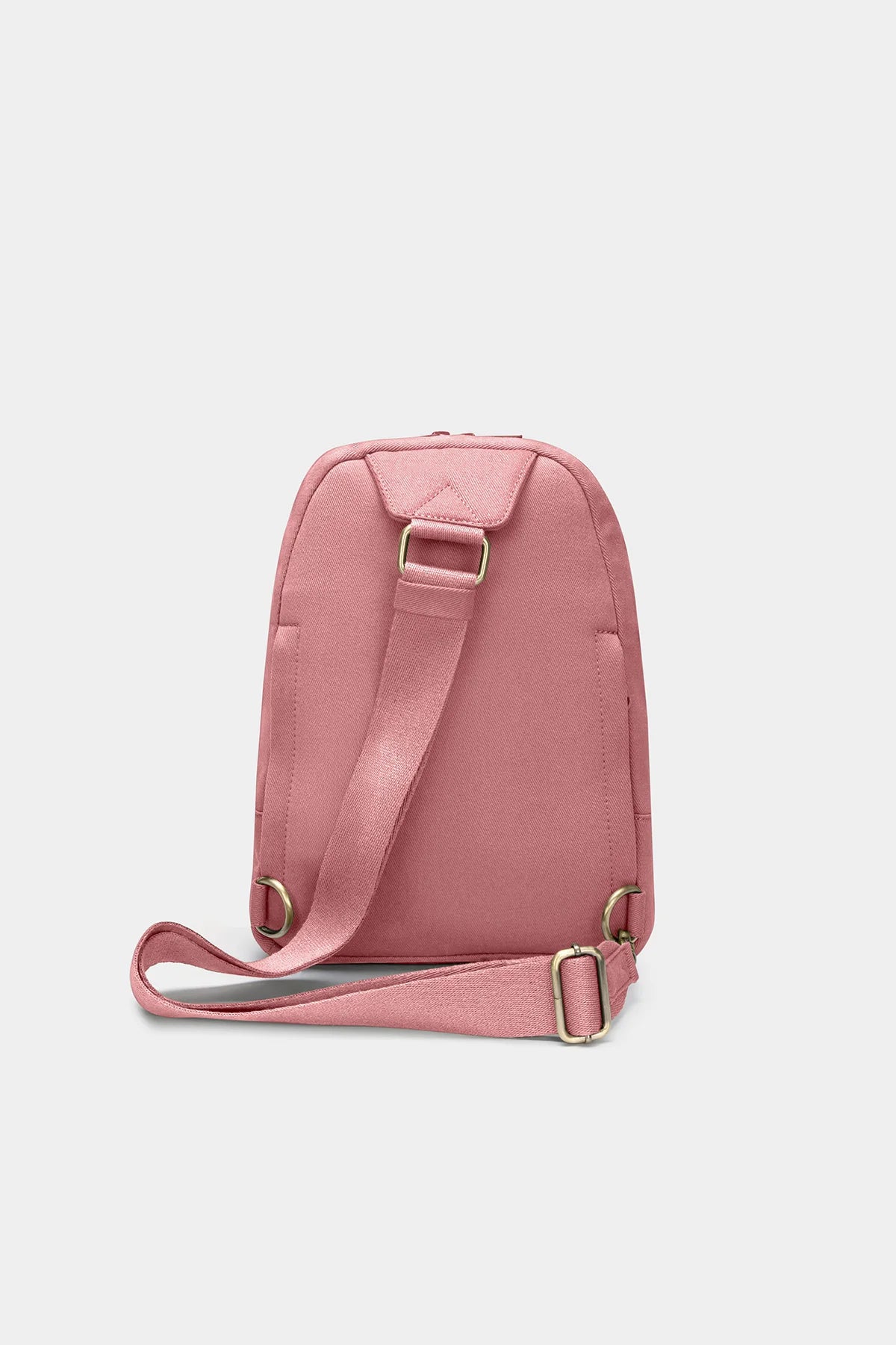 Vue arriere du Sling Bag Felix Blush rose avec bandouliere reglable