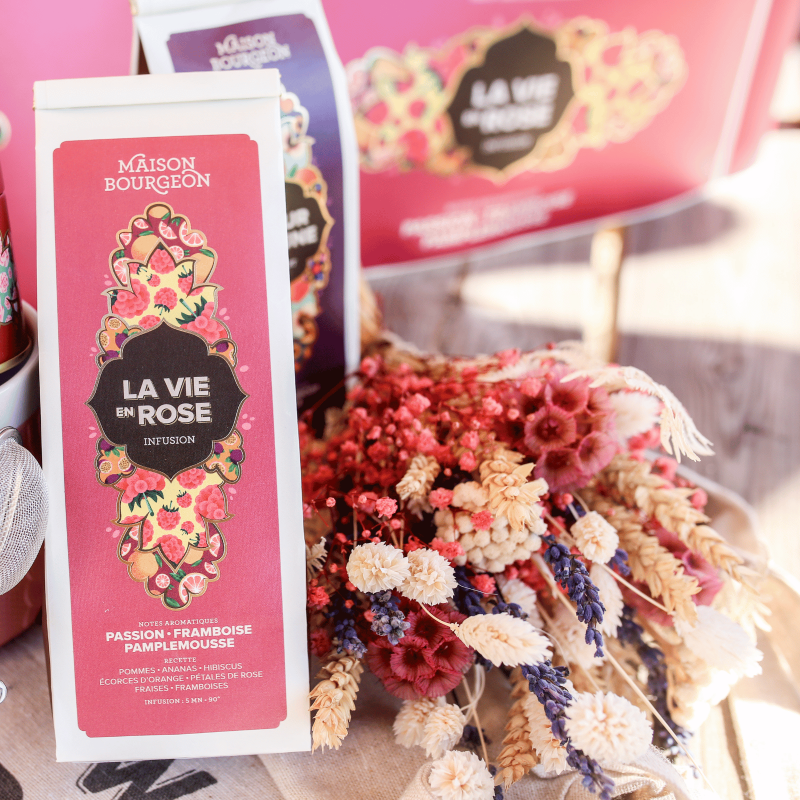 Infusion - Parfums passion, framboise et pamplemousse - Maison Bourgeon