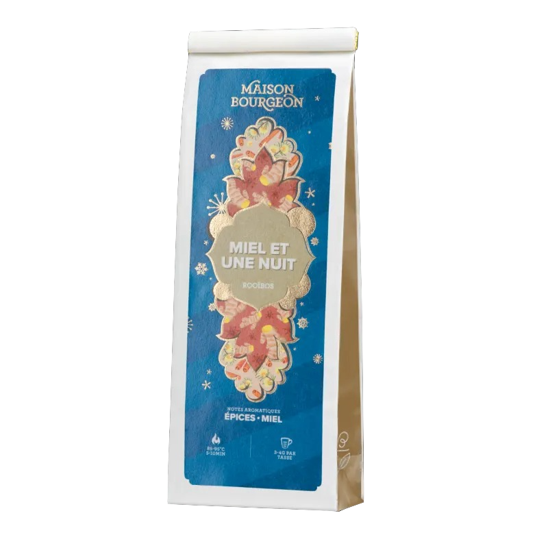 Sachet de rooibos Maison Bourgeon Miel et une Nuit aux notes épices et miel