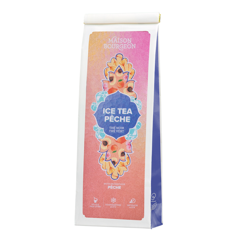 Thé Vert Glacée Ice tea Pêche Maison Bourgeon – présentation du produit