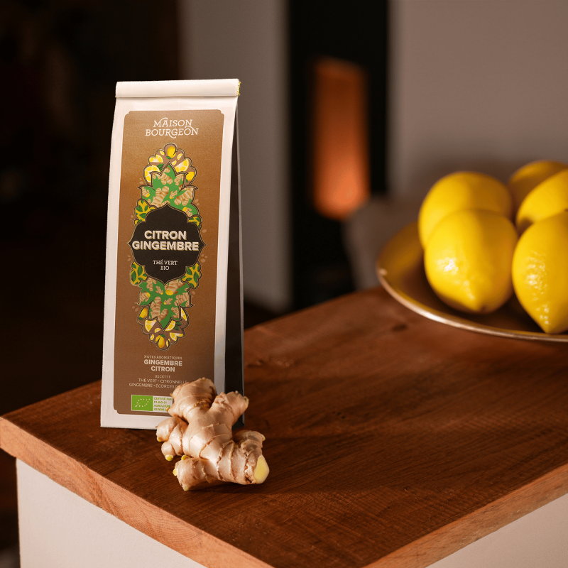 Thé Vert Citron Gingembre Maison Bourgeon – visuel 5