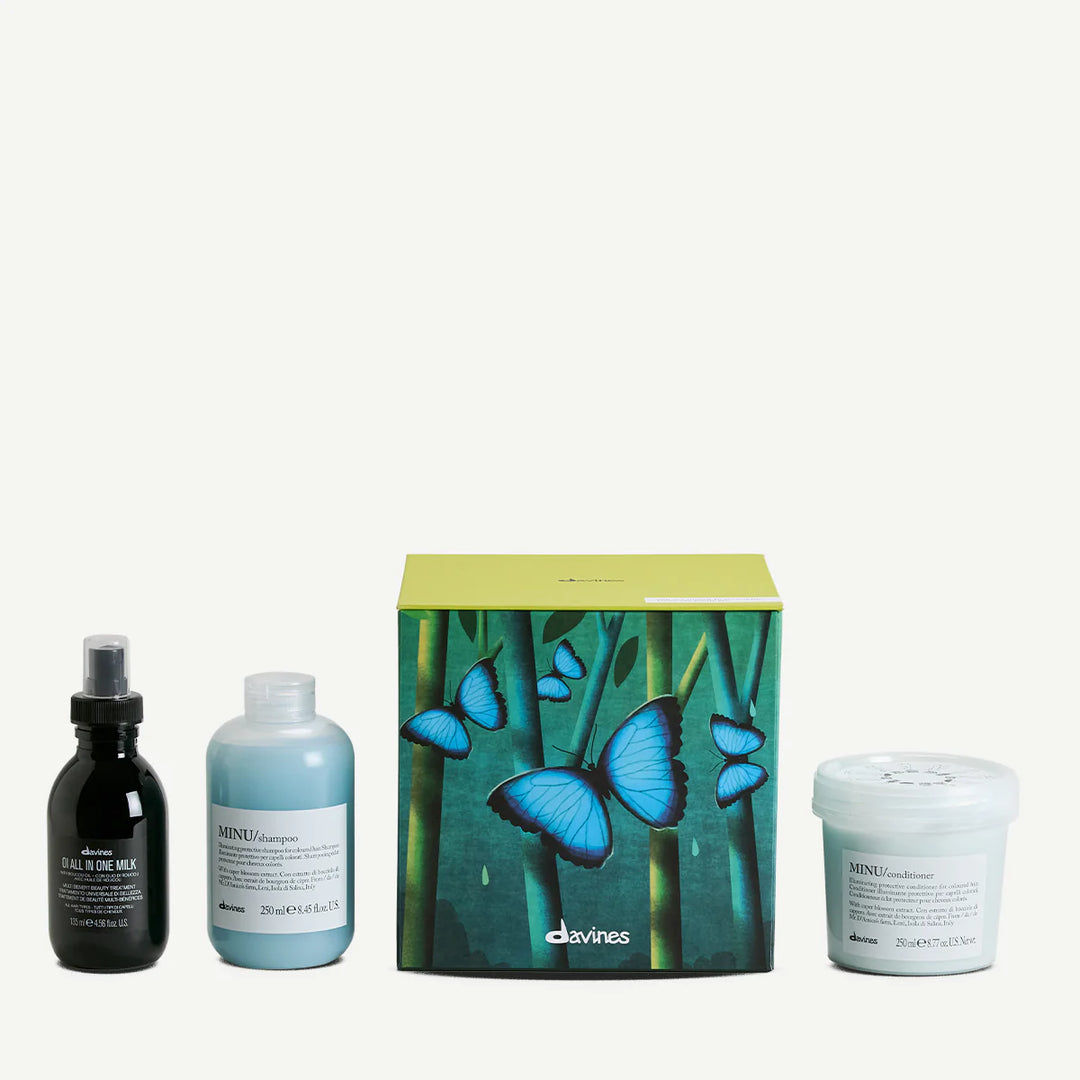 Coffret Davines Forêt tropicale enchantée – rituel MINU