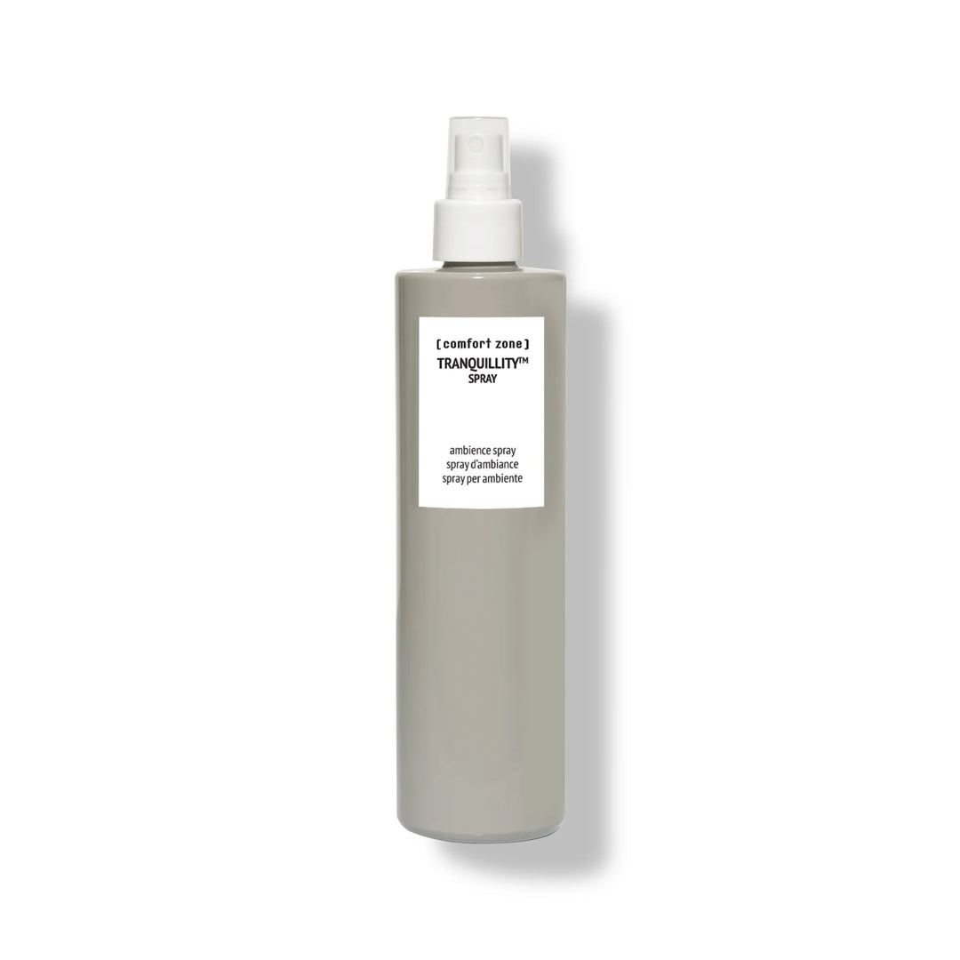 Flacon 200 ml Comfort Zone Tranquillity Spray – brume d’ambiance relaxante aux huiles essentielles de vanille, rose et cèdre