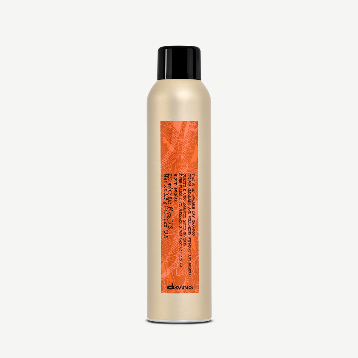 Spray coiffant Davines This is a Medium Hairspray - laque fixation moyenne pour cheveux, tenue naturelle et souple, finition brillante et sans résidus, format professionnel 400 ml.