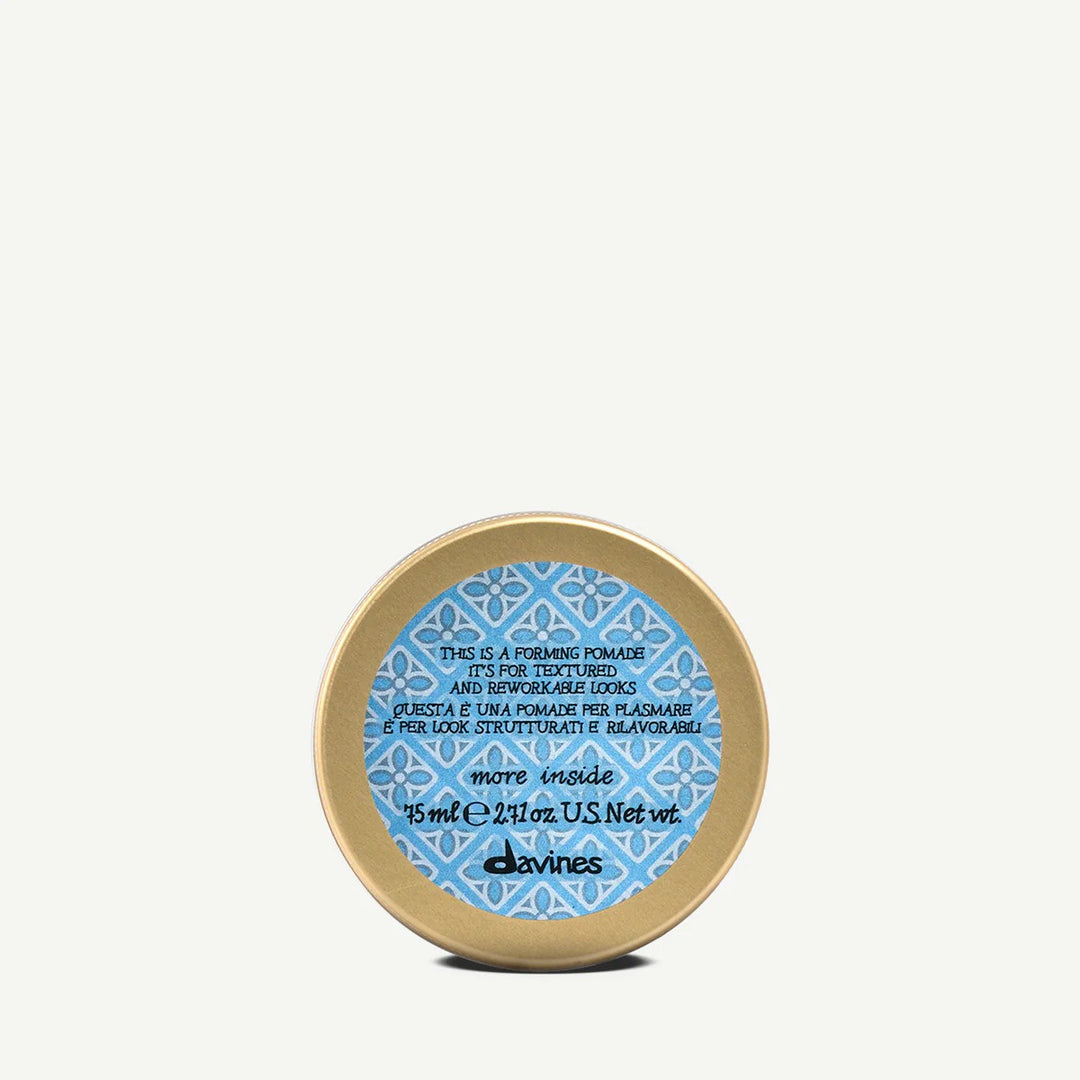 Boîte métal 75 ml Davines Forming Pomade – pommade modelante tenue flexible