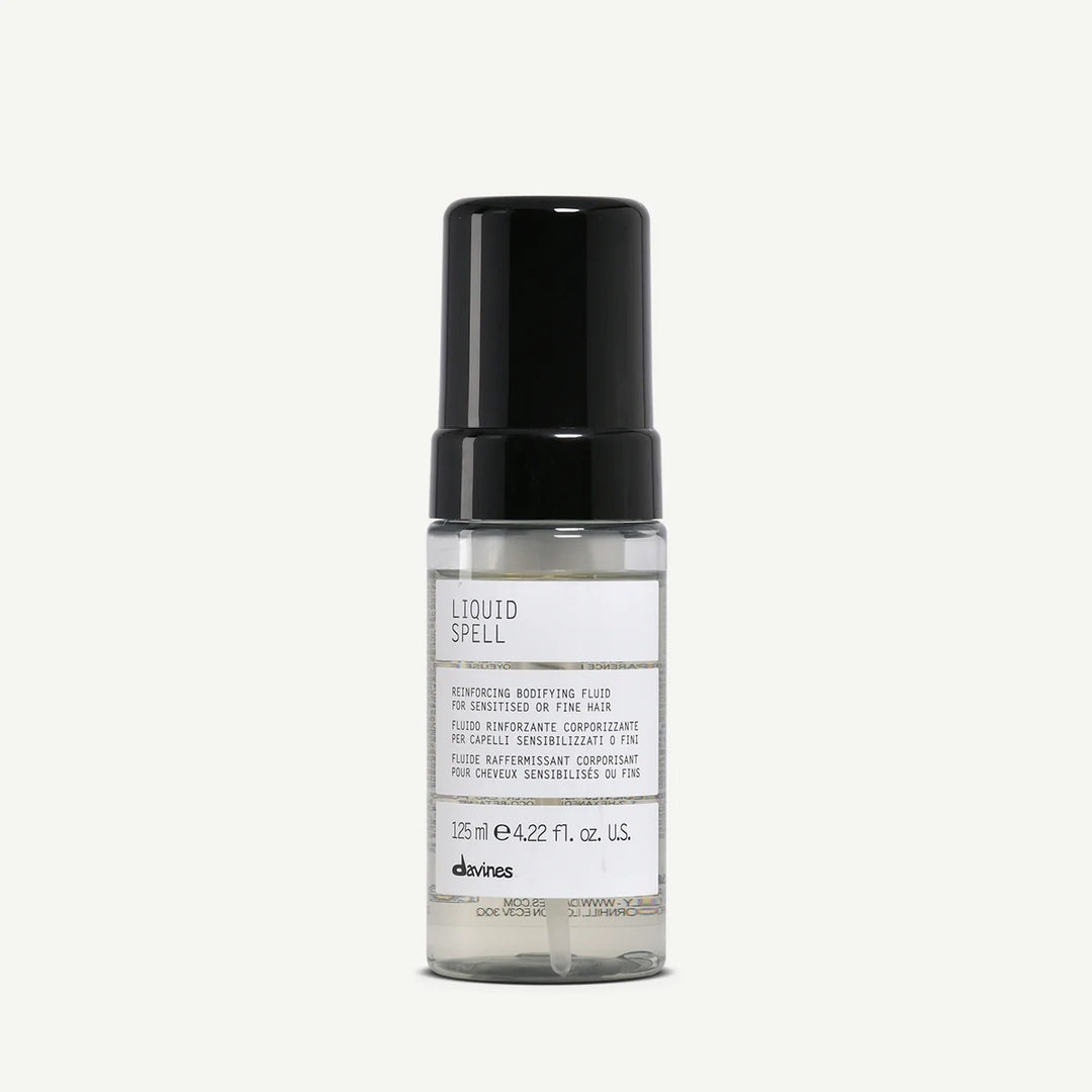 Flacon 125 ml Davines Liquid Spell – fluide bodifiant renforçant pour cheveux fins