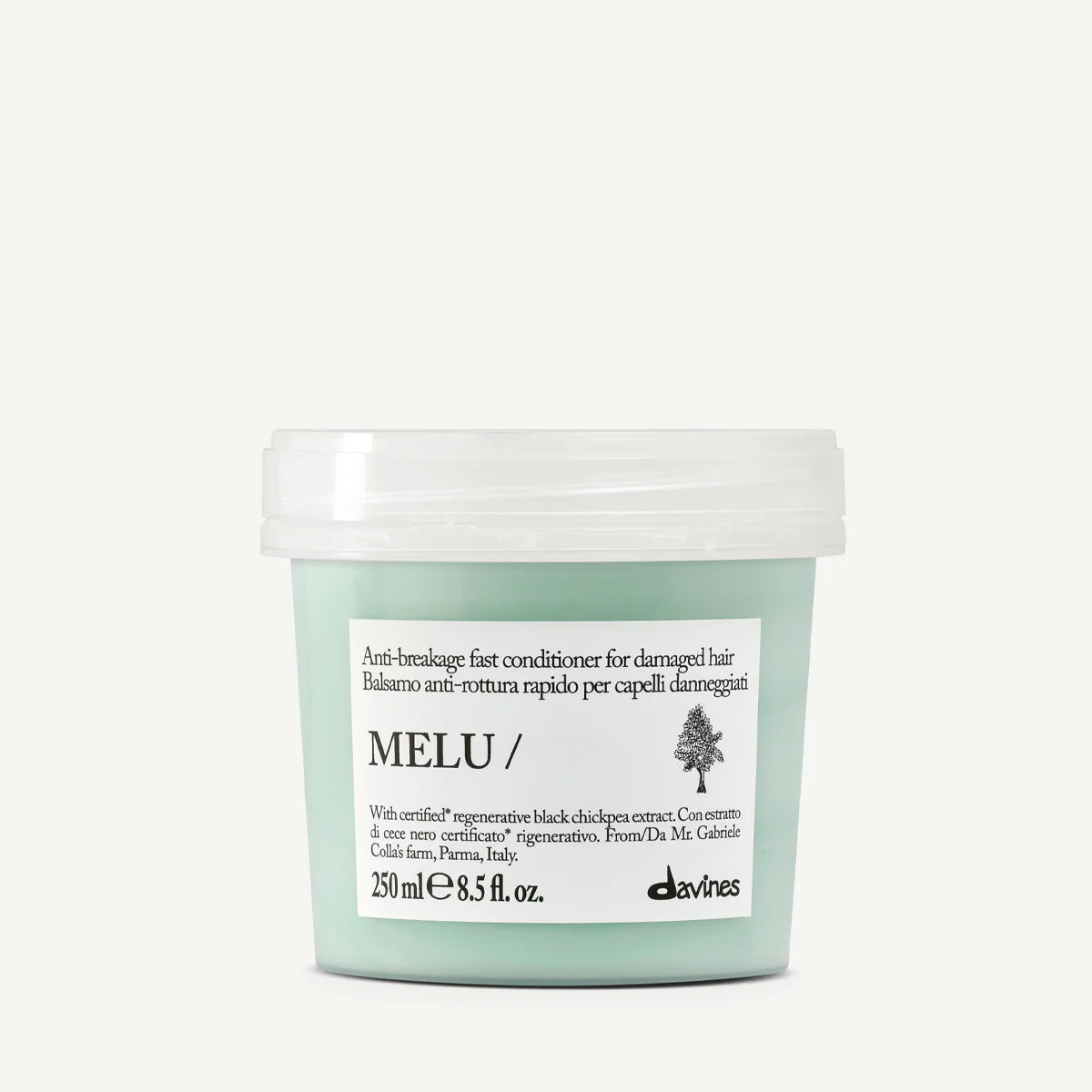 Davines MELU Conditioner 250 ml, après-shampooing anti-casse pour démêler, renforcer et protéger les cheveux longs, abîmés ou fragilisés