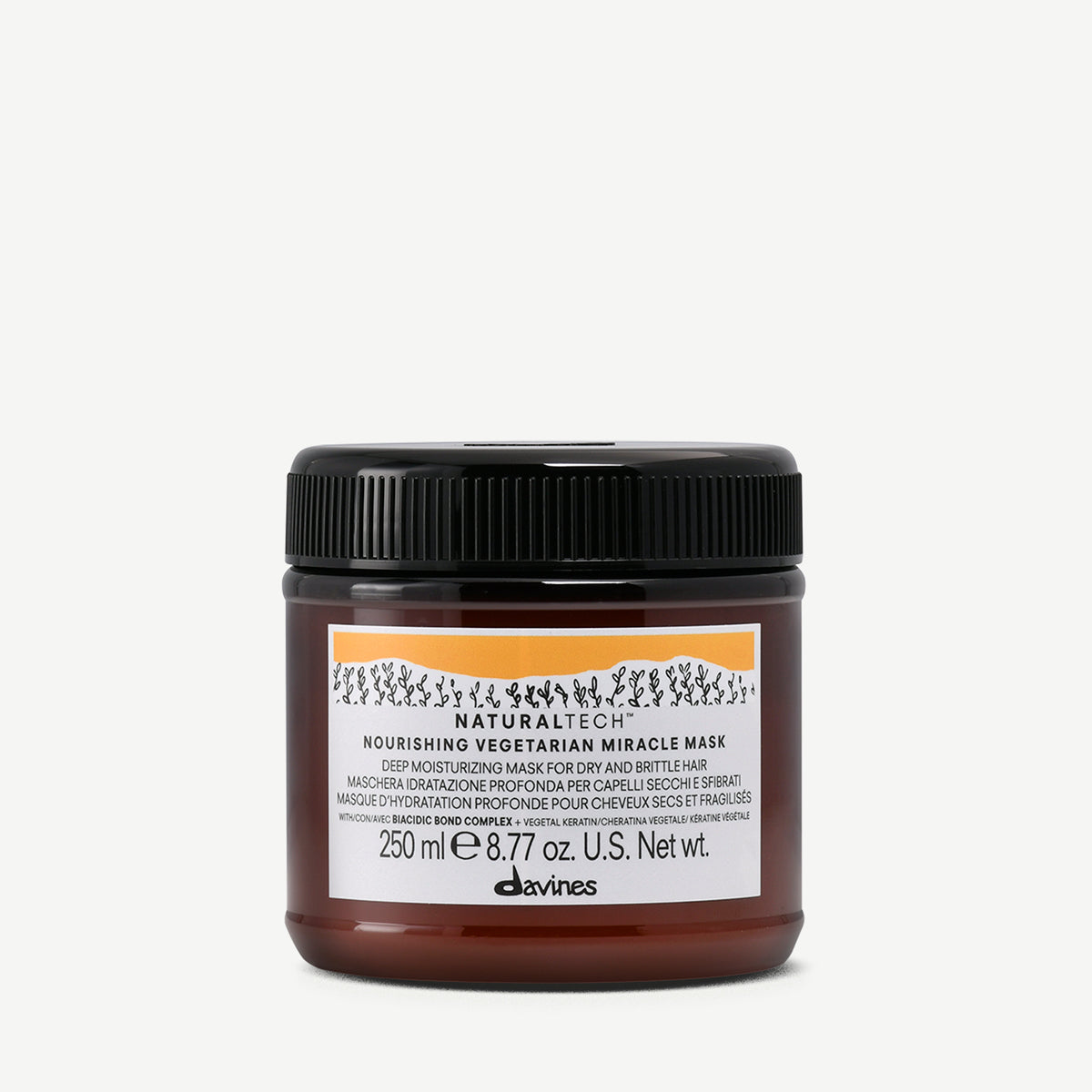 Davines Nourishing Vegetarian Miracle Mask 250 ml – pot du masque nourrissant