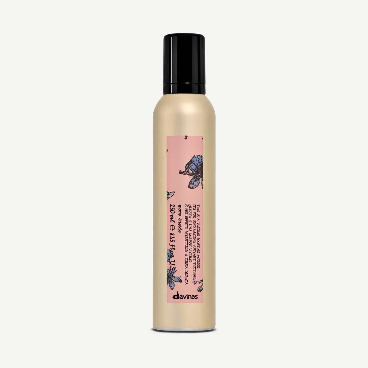 Aérosol 250 ml Davines Volume Boosting Mousse – mousse volumisante tenue souple
