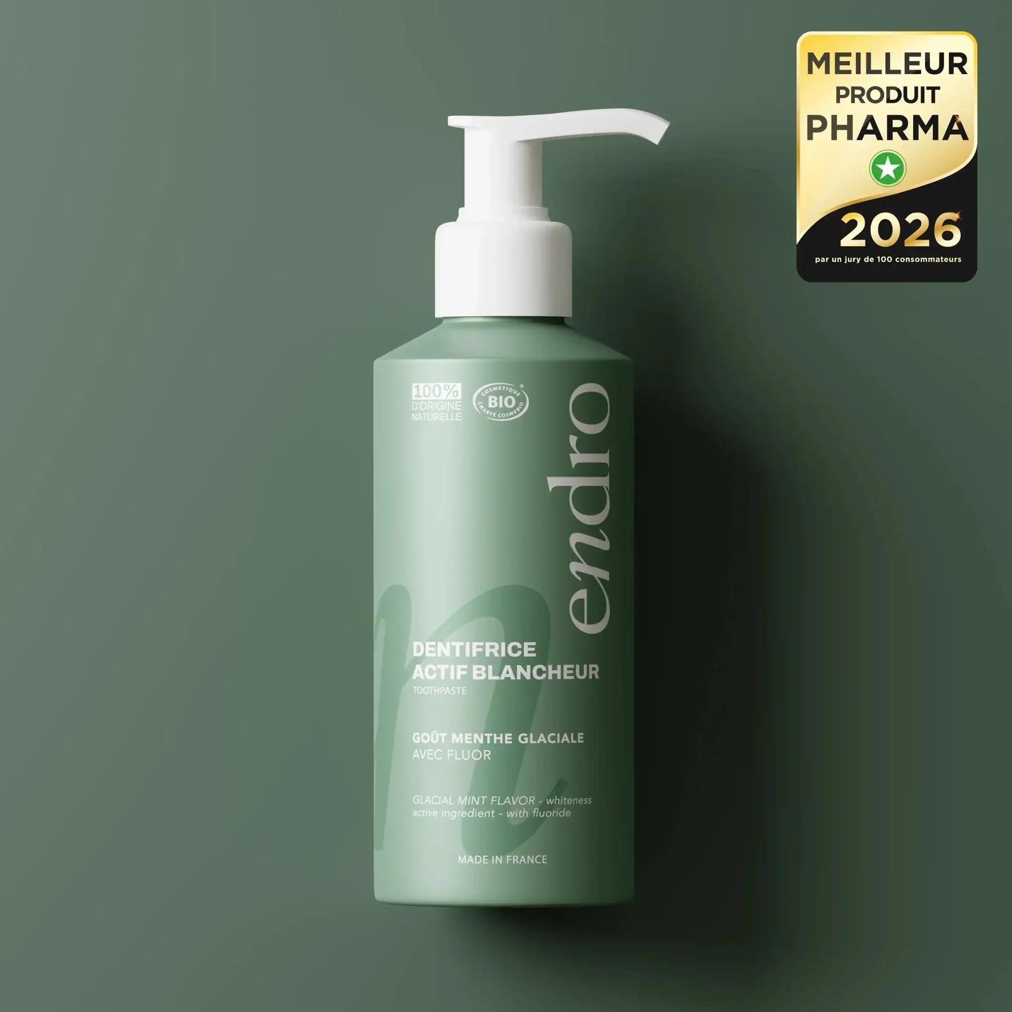 Dentifrice Actif Blancheur - Goût Menthe Glaciale - Etienne ThomasEndro Cosmétiques