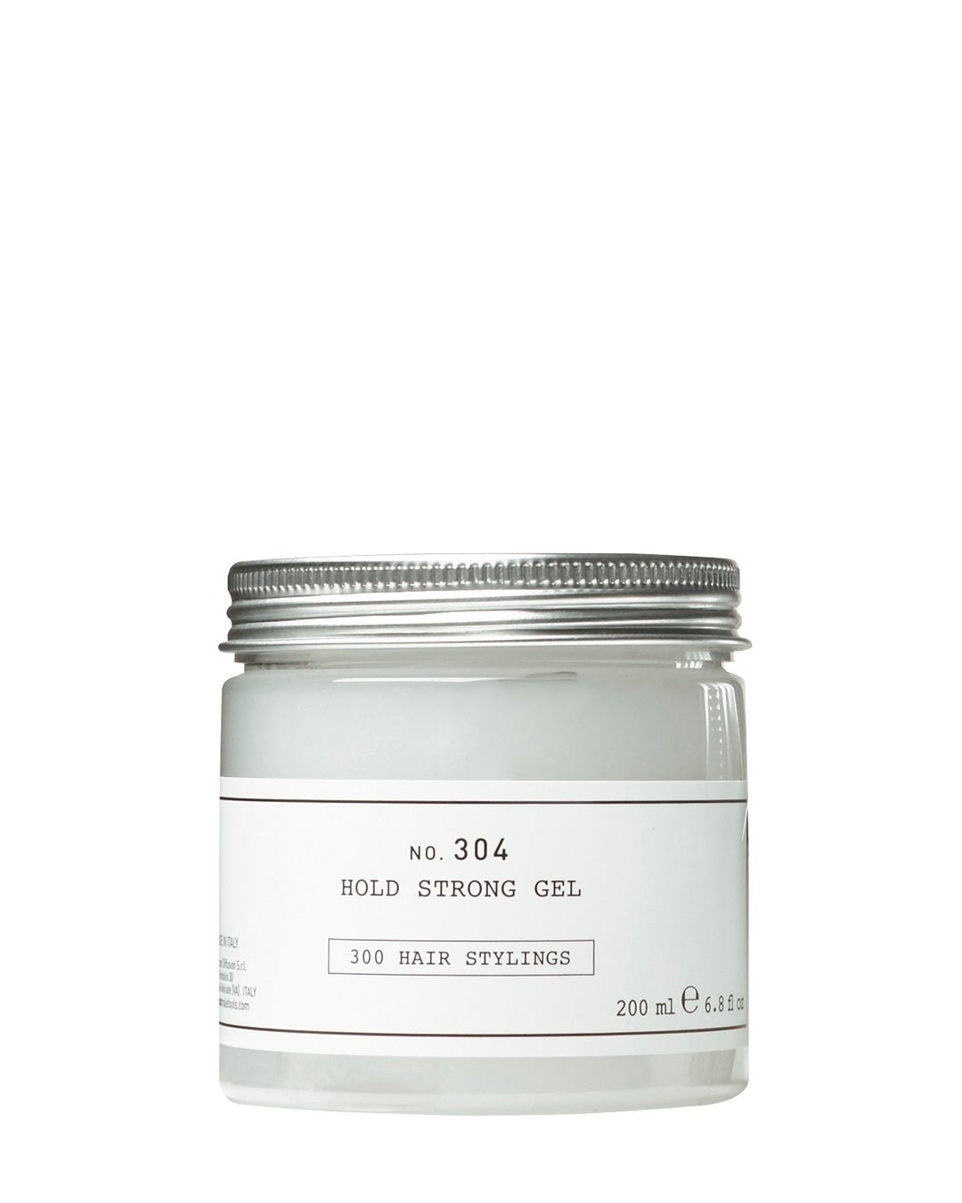 Pot 200 ml Depot n°304 Hold Strong Gel – gel coiffant fixation forte effet brillant