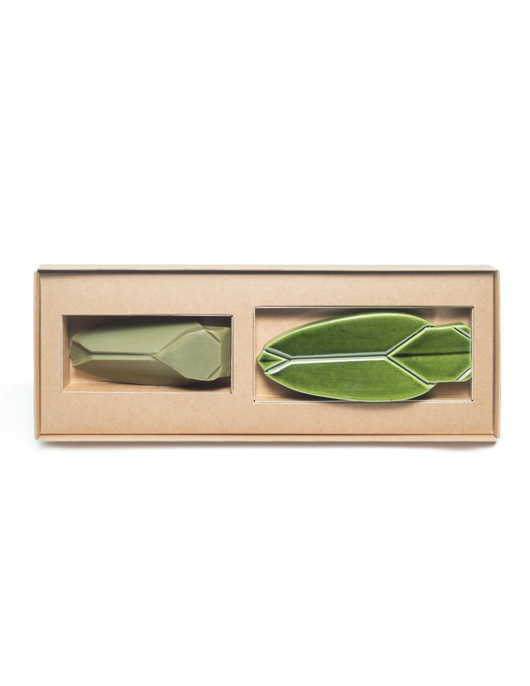 COFFRET MONOCHROMIC - SAVON PUR OLIVE ET PORTE-SAVON CIGALE - Etienne Thomas