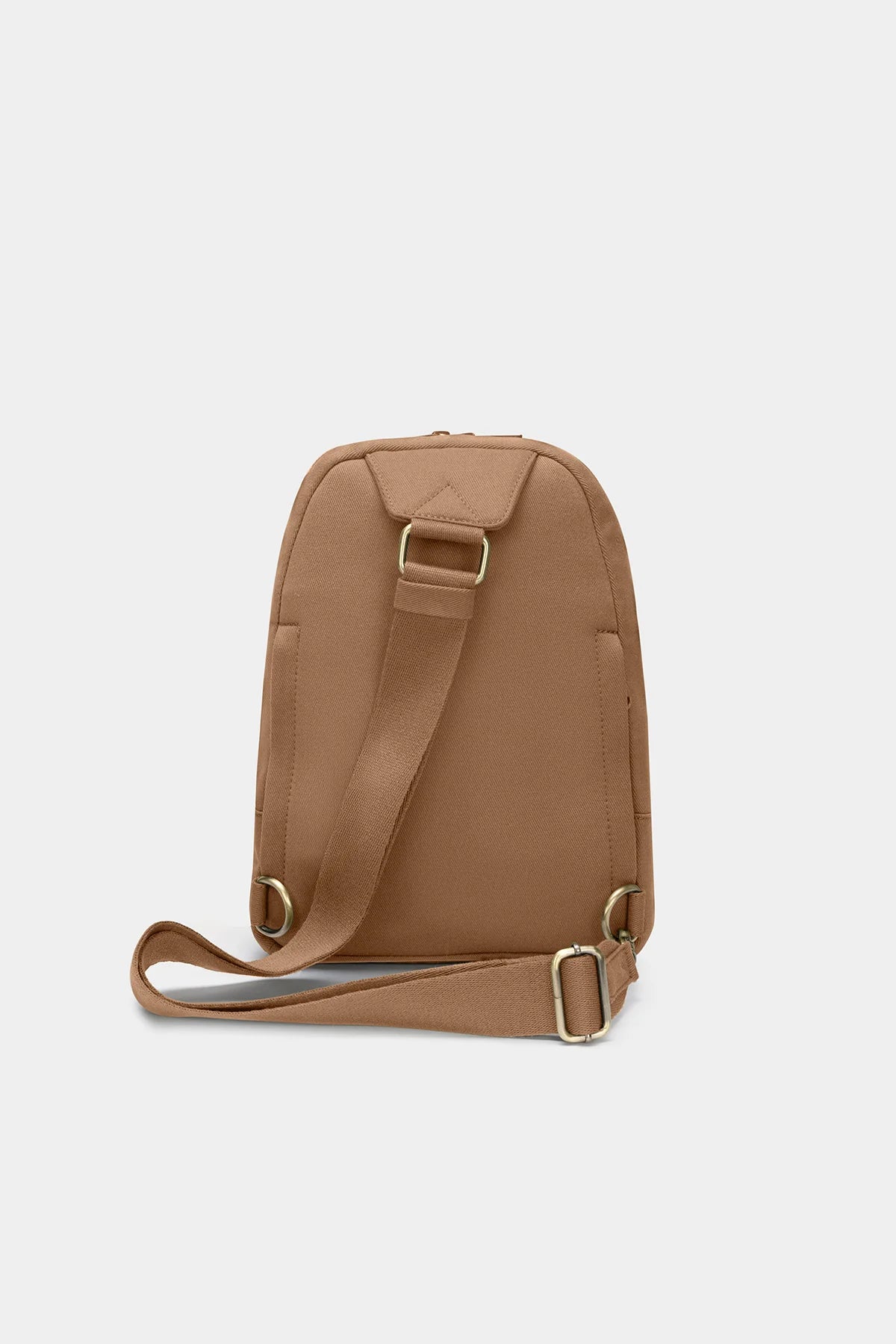 Hindbag Sling Bag Felix coloris Cannelle vue de dos, sac compact avec bandoulière réglable pour un porté confortable au quotidien