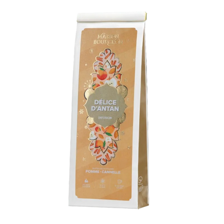 Sachet d’infusion Maison Bourgeon Délice d’Antan saveur pomme cannelle