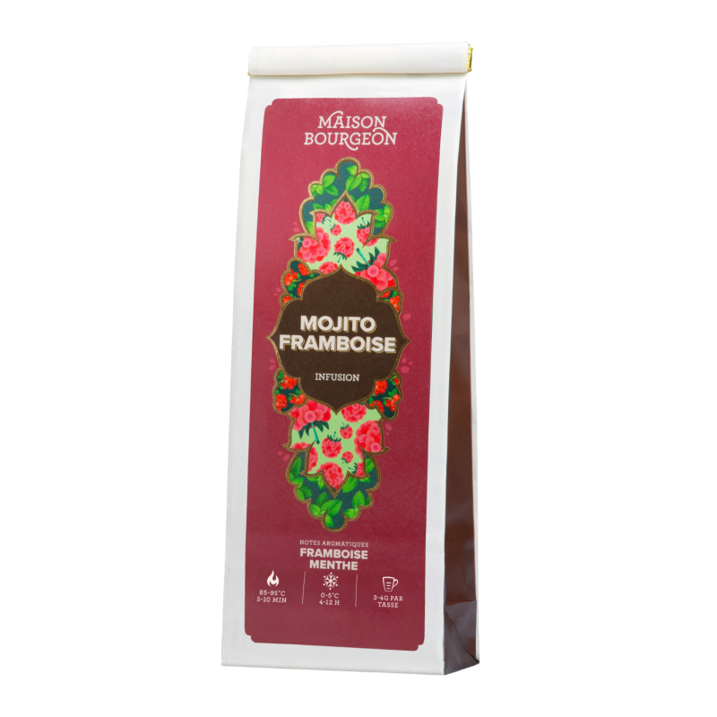Infusion Mojito Framboise Maison Bourgeon – présentation du produit