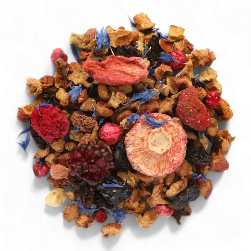 Vrac Maison Bourgeon Baies Givrées – infusion glacée fruits rouges (fraise, framboise, groseille, cerise)