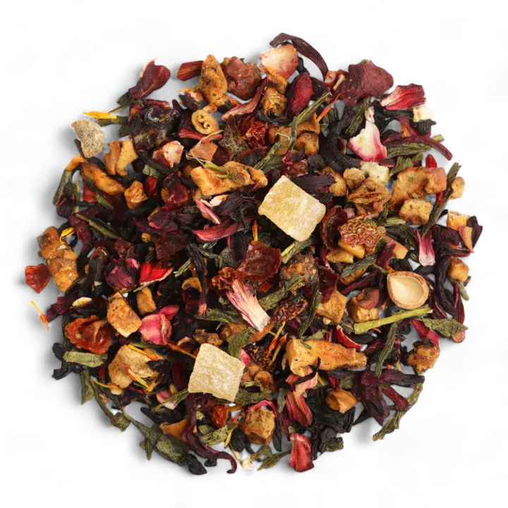 Vrac Maison Bourgeon Ice Tea Pêche – mélange thé noir et thé vert parfum pêche"