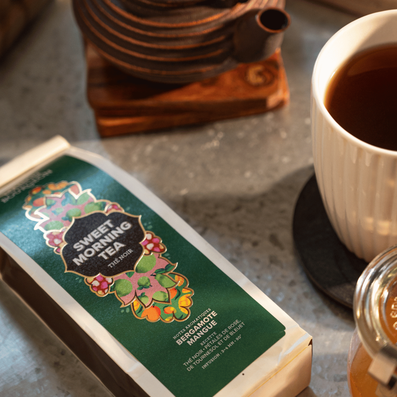 Thé Noir Sweet Morning Tea Maison Bourgeon – visuel 3