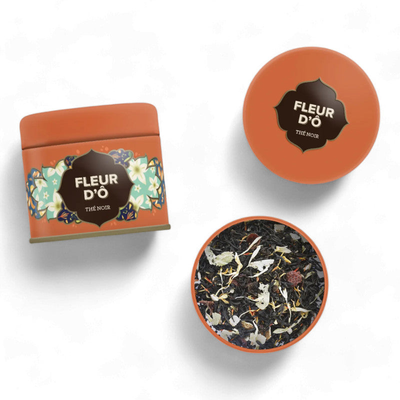 Thé noir Fleur d’O Maison Bourgeon – petite boîte métal 25 g