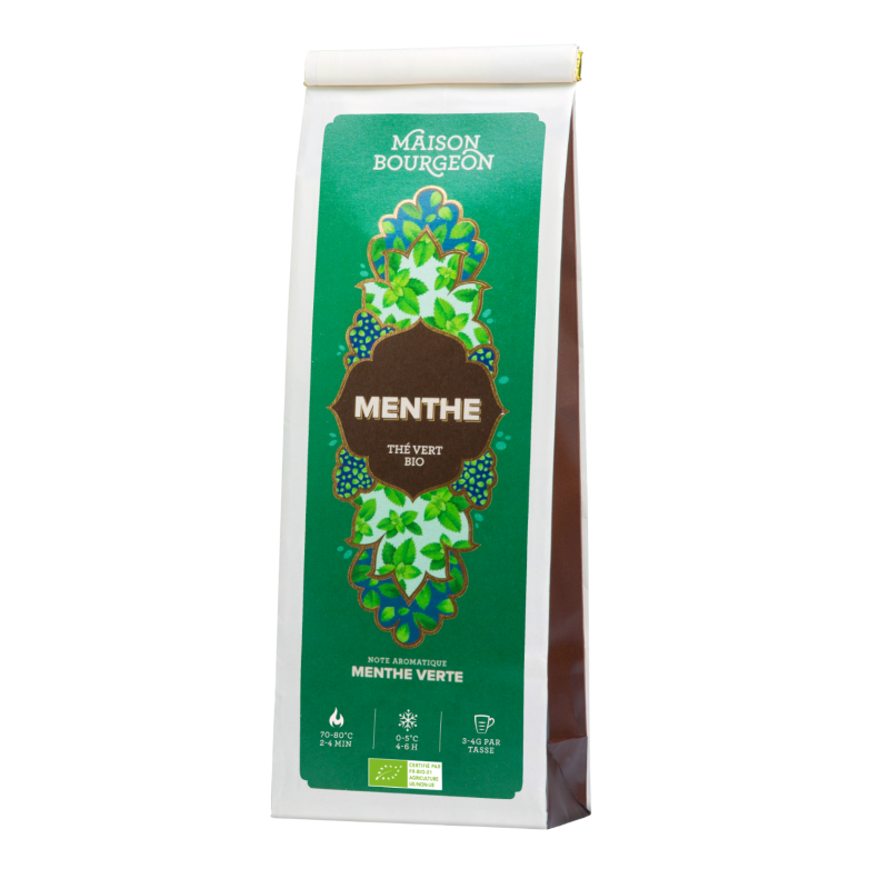 Thé Vert Menthe Bio Maison Bourgeon – présentation du produit